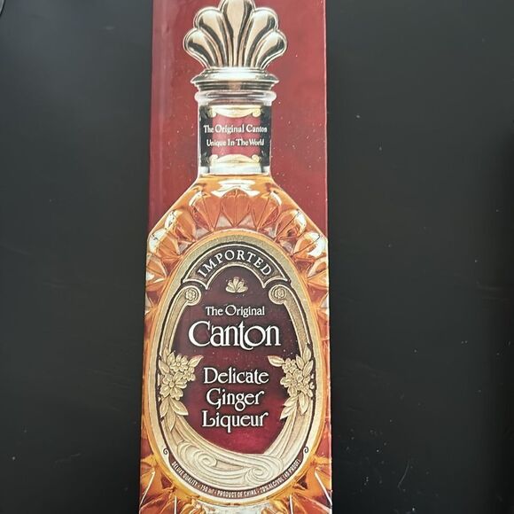 Canton Delicate Ginger Liqueur Cordial Stem Glass With Original Box 6pc - Picture 5 of 6